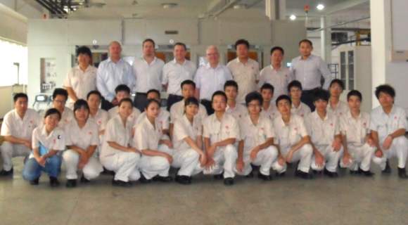 Precision Components Australia management team visit China JV in 2011